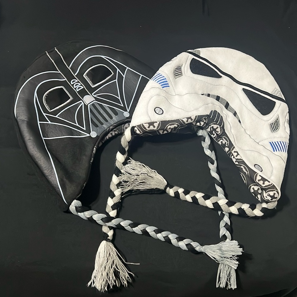 Disney Star Wars Darth Vader and Stormtrooper Beanies
